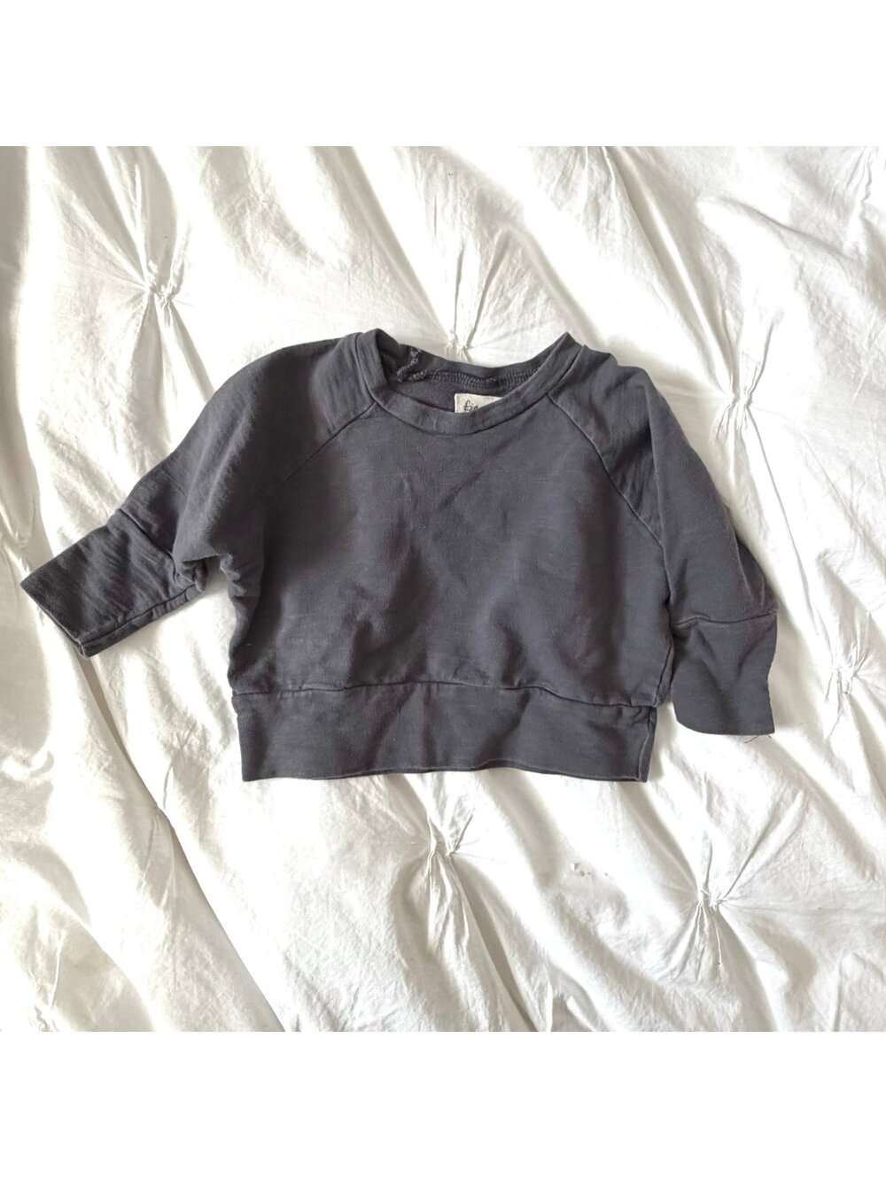 Figge Blue Gray Pullover Sweatshirt